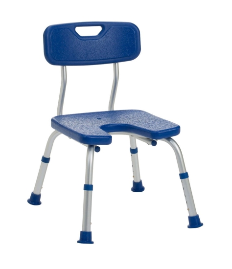 Vermeiren MELBOURNE Krzesło pod prysznic z wycięciem U, 2 kolory, do 150 kg (niebieski)