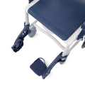 Wózek inwalidzki, prysznicowy, toaletowy, transportowy ze zdejmowanymi podnóżkami i opaskami na stopy SANI-TIM Timago
