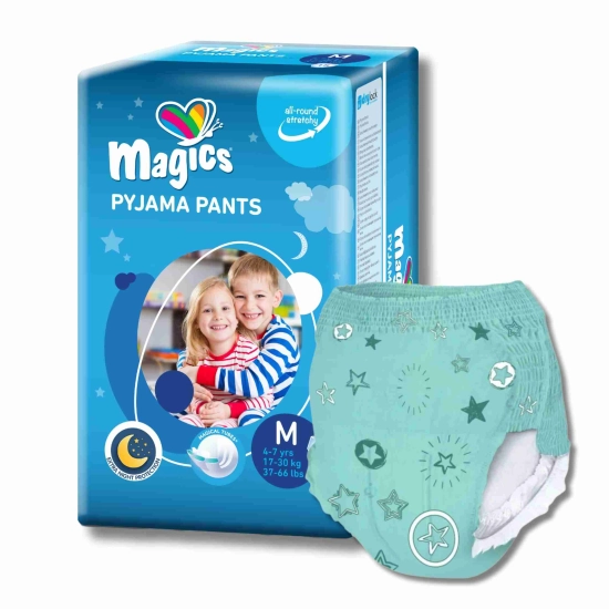 Pieluchomajtki Magics Pyjama Pants 17-30kg Majtki CHŁONNE 15szt NOCNE.jpg
